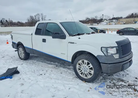 2012 Ford F150 Super Cab из США, поврежденный, VIN 1FTFX1CT6CKD39002